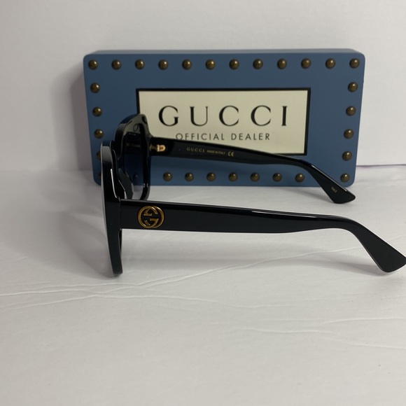 Authentic ?- New Gucci GG0096S 001 54 Ladies Sunglasses main image 11